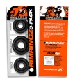 Kit 3 Cockrings Multi-Tailles Oxballs Rimringz Kit 3 Cockrings Multi-Tailles Oxballs Rimringz