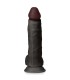Gode Large Réaliste Noir 24x5cm