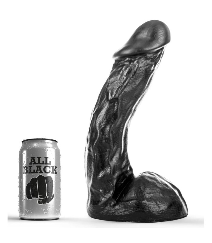 Gode XL AB-66 Réaliste Noir 30x6cm