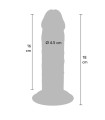Gode Peau Réaliste Deluxe ToyJoy 16x4,5cm