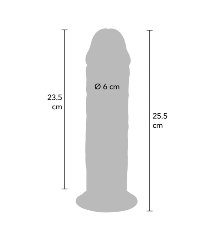 Gode Large Peau Réaliste ToyJoy 23x6cm