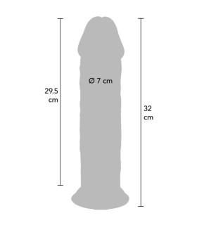 Gode Réaliste XL Double Peau 29x7cm Gode Réaliste XL Double Peau 29x7cm