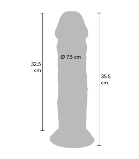 Gode Réaliste XL Double Peau 32x7,5cm