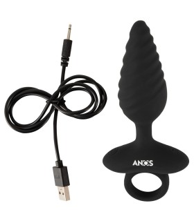 Plug Anal Vibrant Spirale 10x3,4cm Plug Anal Vibrant Spirale 10x3,4cm