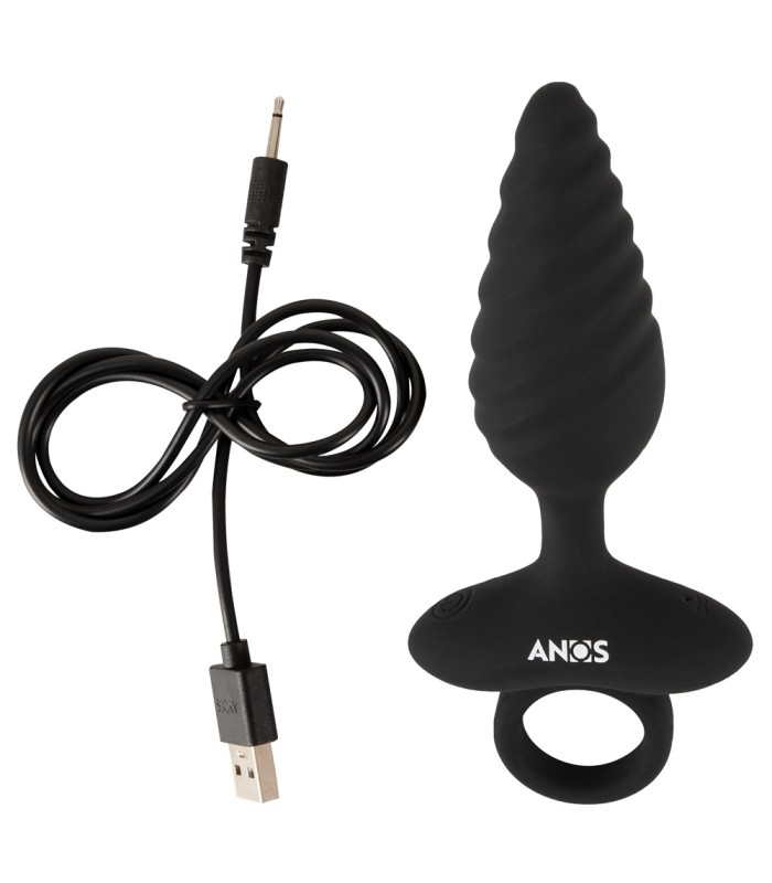 Plug Anal Vibrant Spirale 10x3,4cm