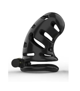 Cage De Chasteté Rigide Longue Hollow Noir Cage De Chasteté Rigide Longue Hollow Noir