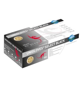 Gants en Latex Noir Select - gant pour fist