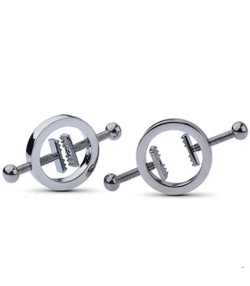 Pince Écrase Tétons avec Pointes Acier Pince Écrase Tétons avec Pointes Acier