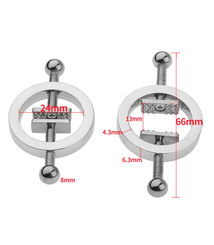 Pince Écrase Tétons avec Pointes Acier