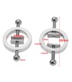Pince Écrase Tétons avec Pointes Acier Pince Écrase Tétons avec Pointes Acier