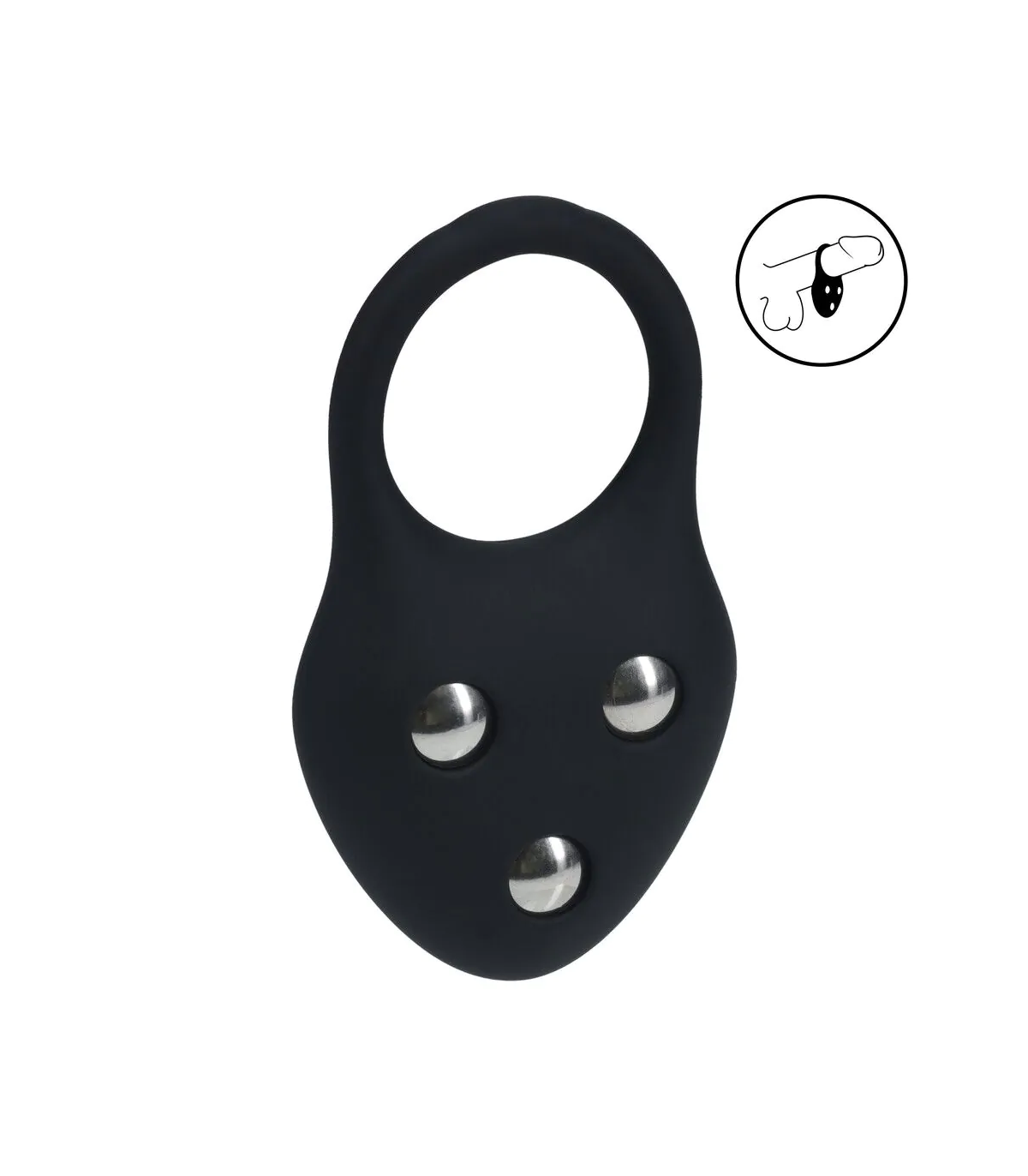 Cockring Pénien Silicone Lourd 190 Grammes