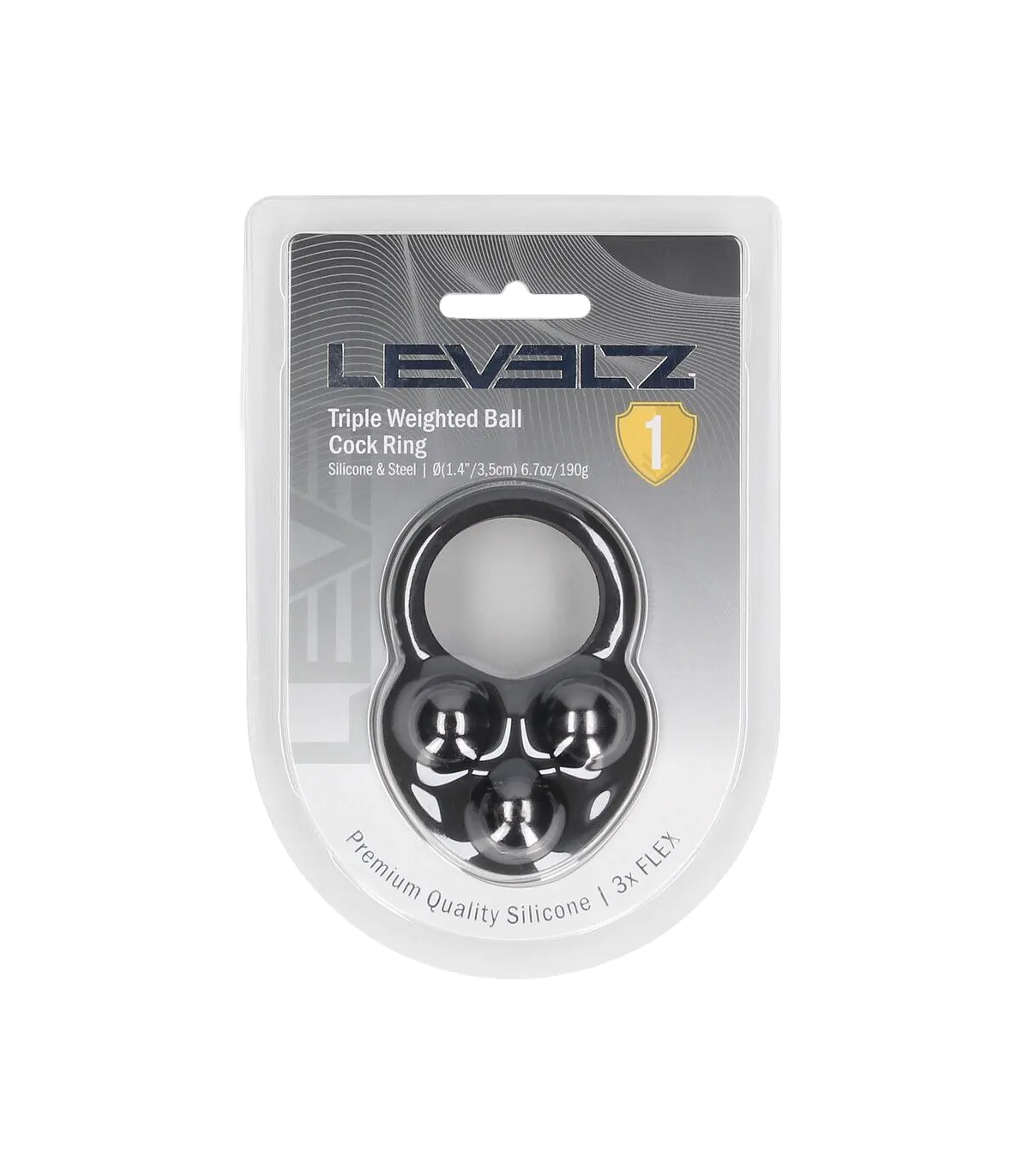 Cockring Pénien Silicone Lourd 190 Grammes