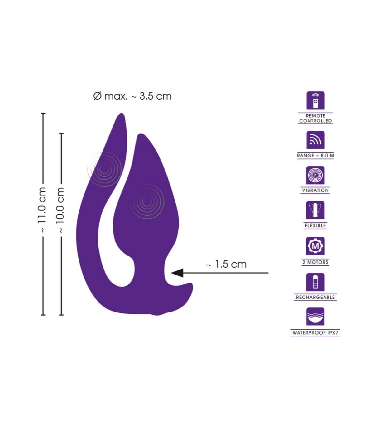 Plug Anal Vibrant Sweet Smile