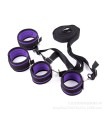 Attaches Violettes de Lit BDSM