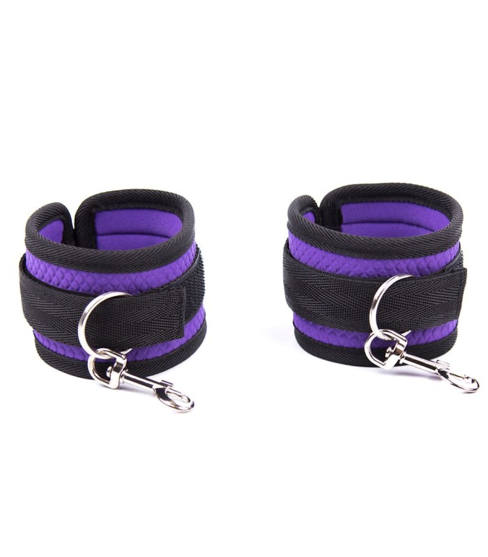 Attaches Violettes de Lit BDSM