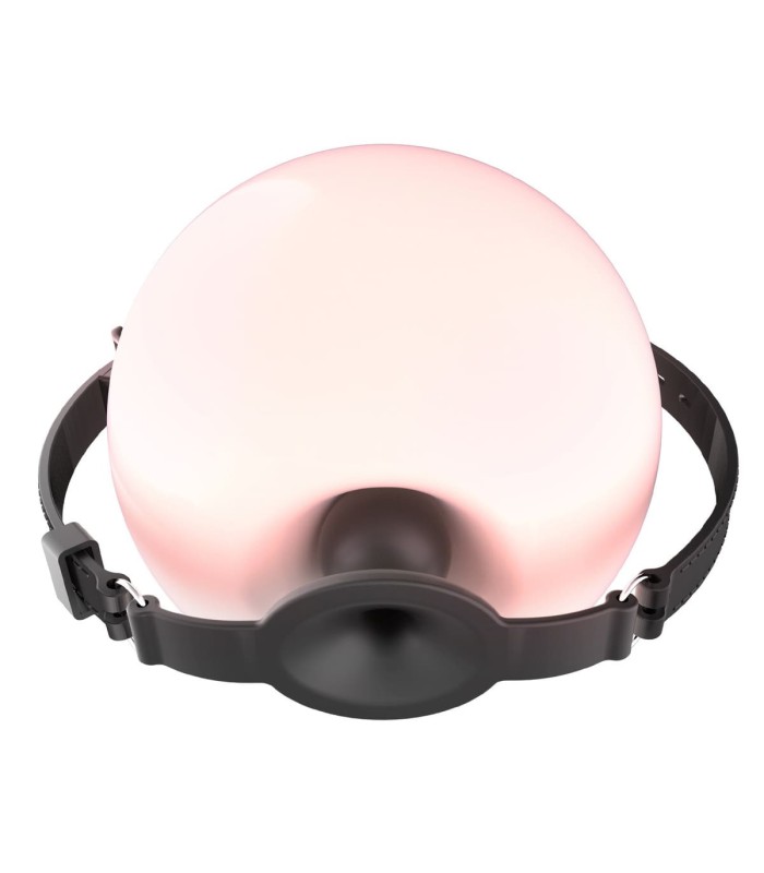 Bâillon Silicone avec Boule Creuse