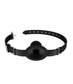 Bâillon Silicone avec Boule Creuse