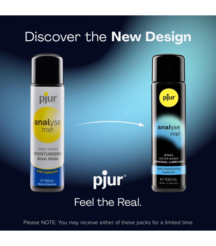 Lubrifiant Anal Eau Analyse Me Pjur Hyaluron