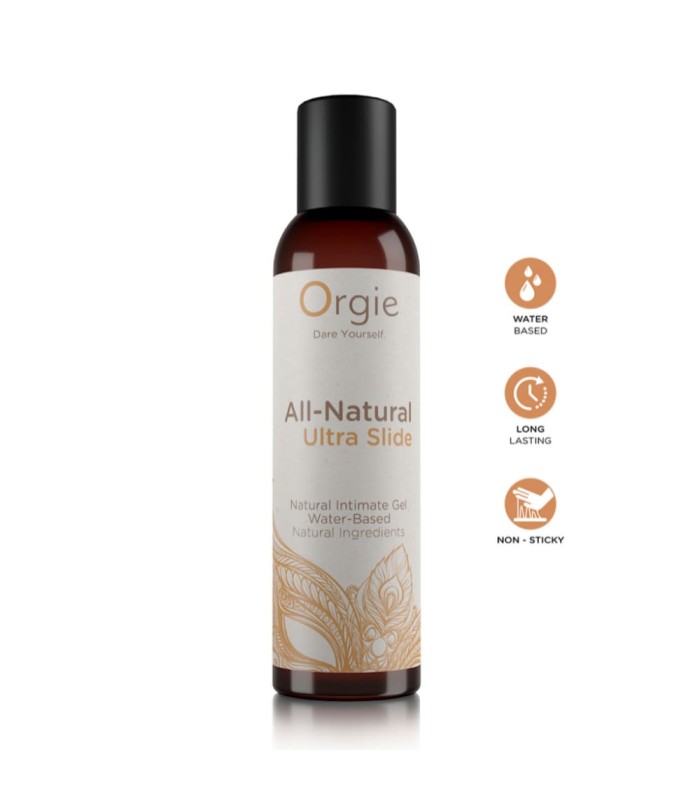 Lubrifiant Ultra Glisse All Natural 150ml à base d'eau sextoys gay