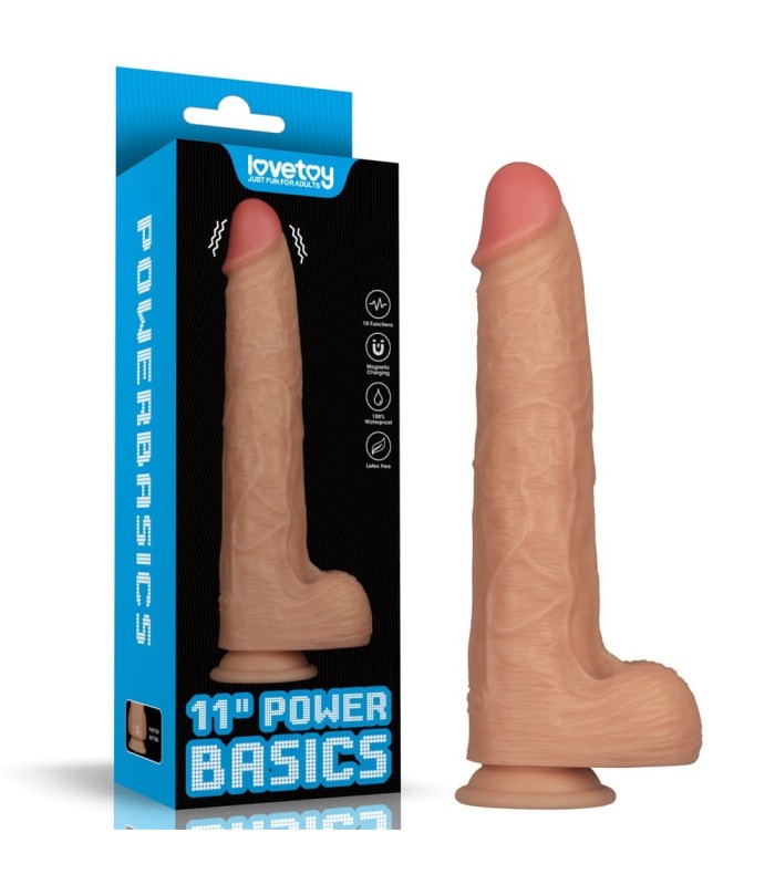 Gode Vibrant Droit Power Basics 28x5,5cm