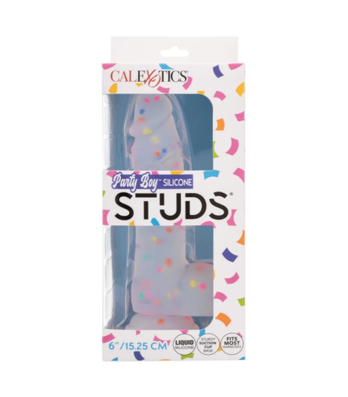 Gode Ventouse Party Boy Silicone 15x4,5cm