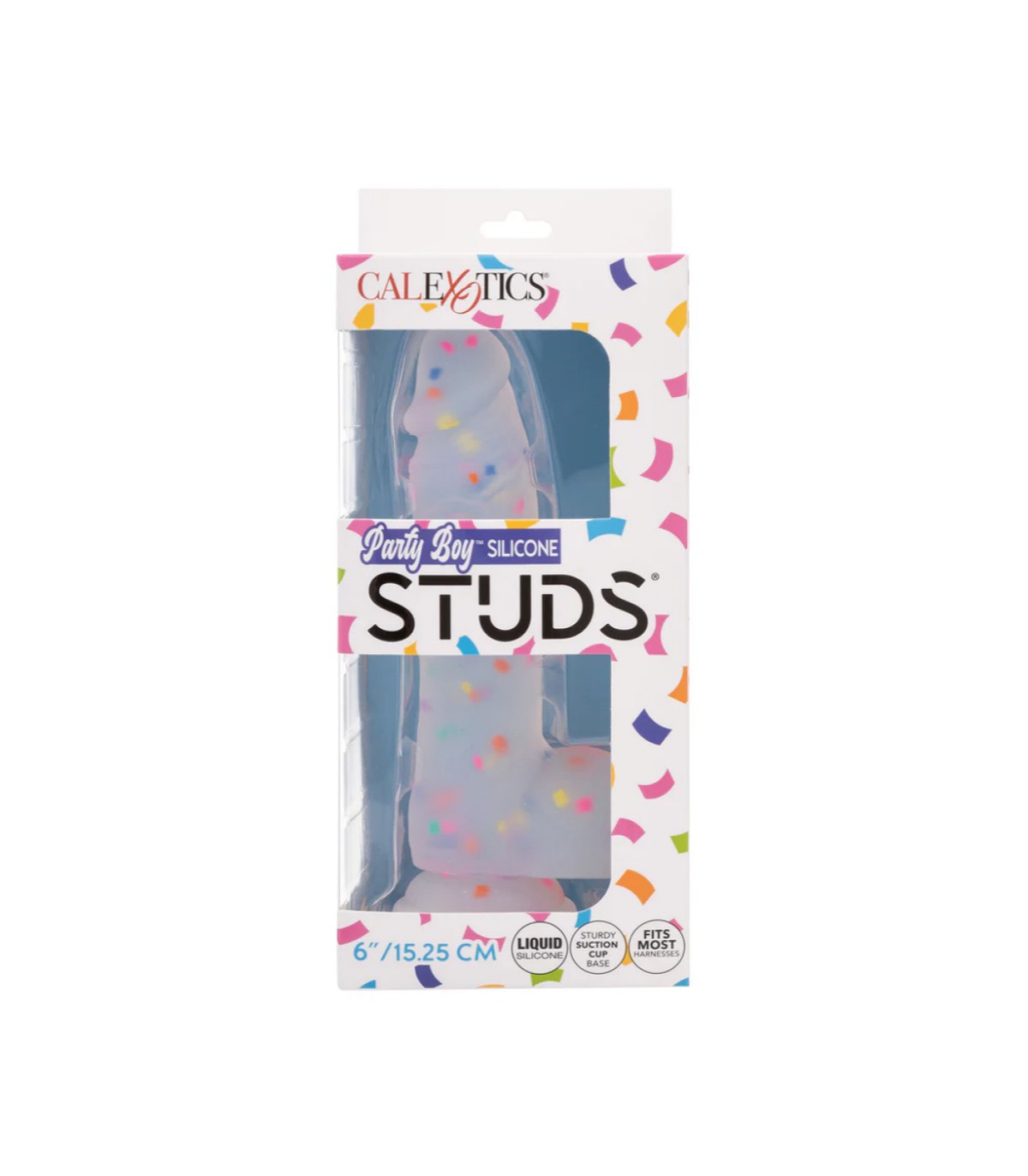 Gode Ventouse Party Boy Silicone 15x4,5cm