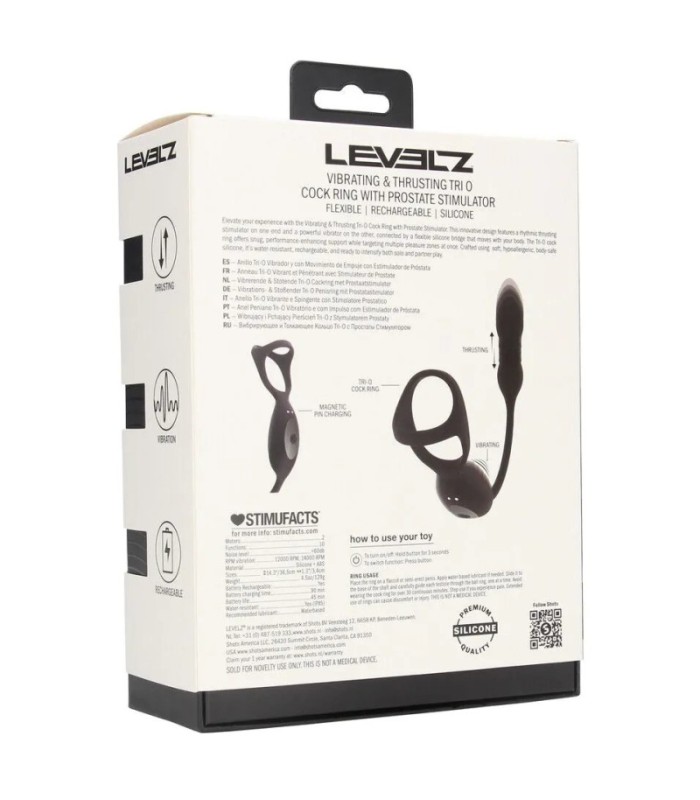 Ballstretcher avec Plug Anal Pénétrant Vibrant