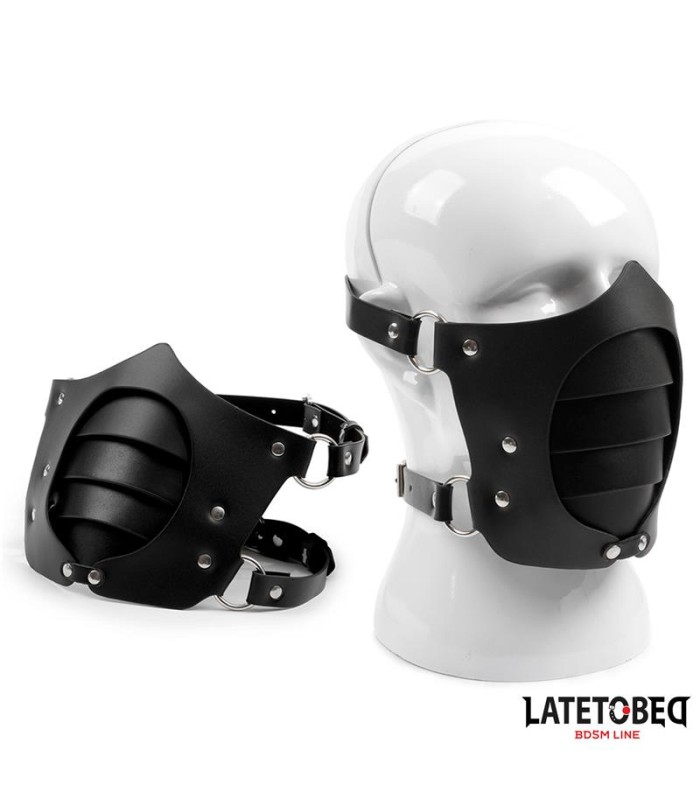Masque BDSM Punk Noir ajustable bdsm gay