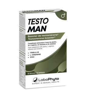 Stimulant TestoMan Labophyto 60 Gélules pour homme