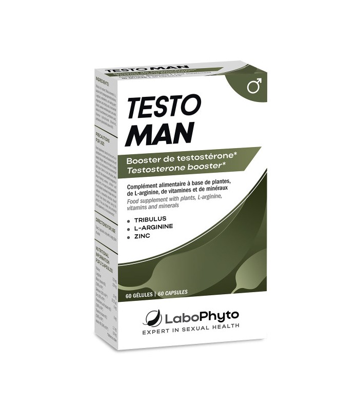 Stimulant TestoMan Labophyto 60 Gélules pour homme