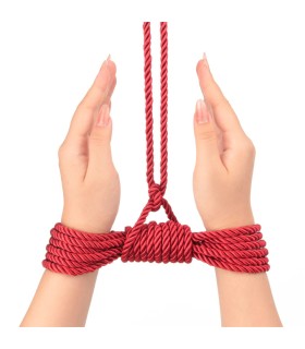 Corde BDSM Épaisse Rouge 10 Mètres
