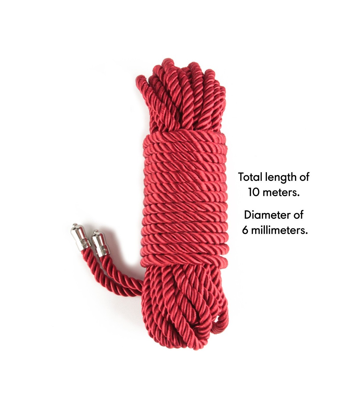 Corde BDSM Épaisse Rouge 10 Mètres