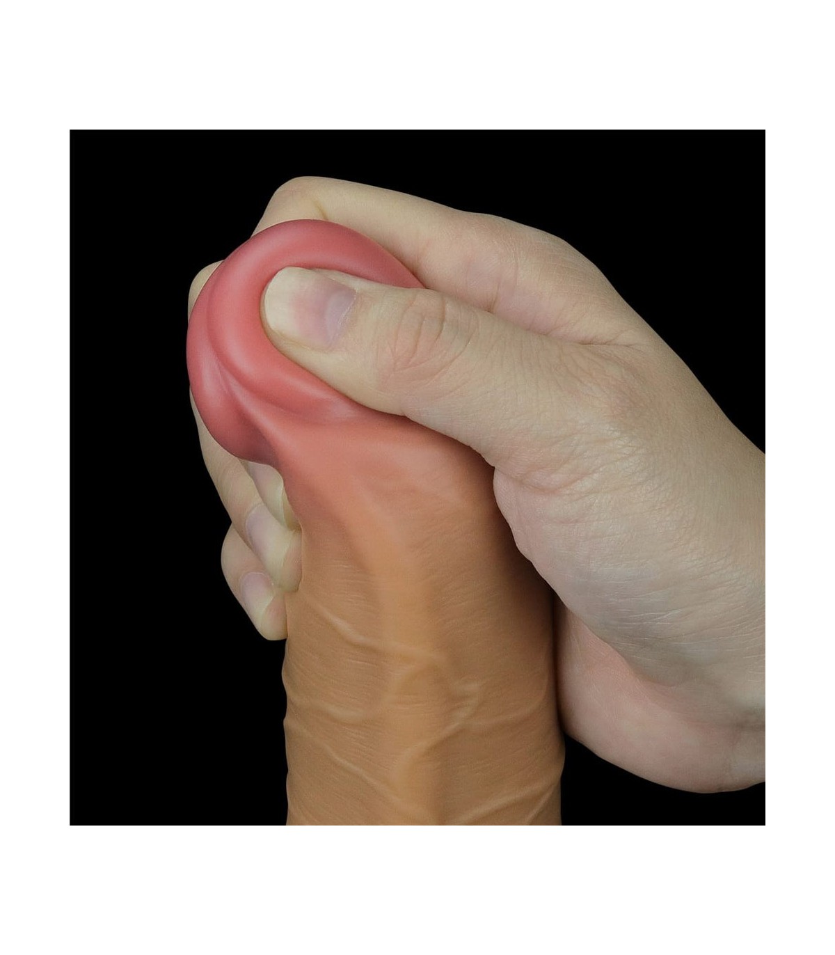 Gode Réaliste Vibrant et Rotatif