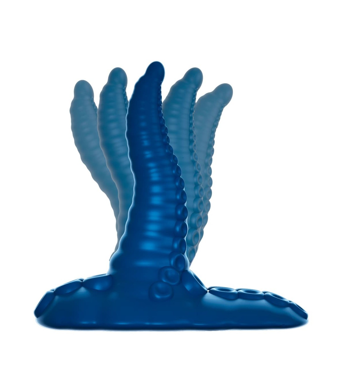 Plug Anal Tentacule Vibrante Bleu 14x4cm