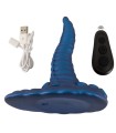 Plug Anal Tentacule Vibrante Bleu 14x4cm
