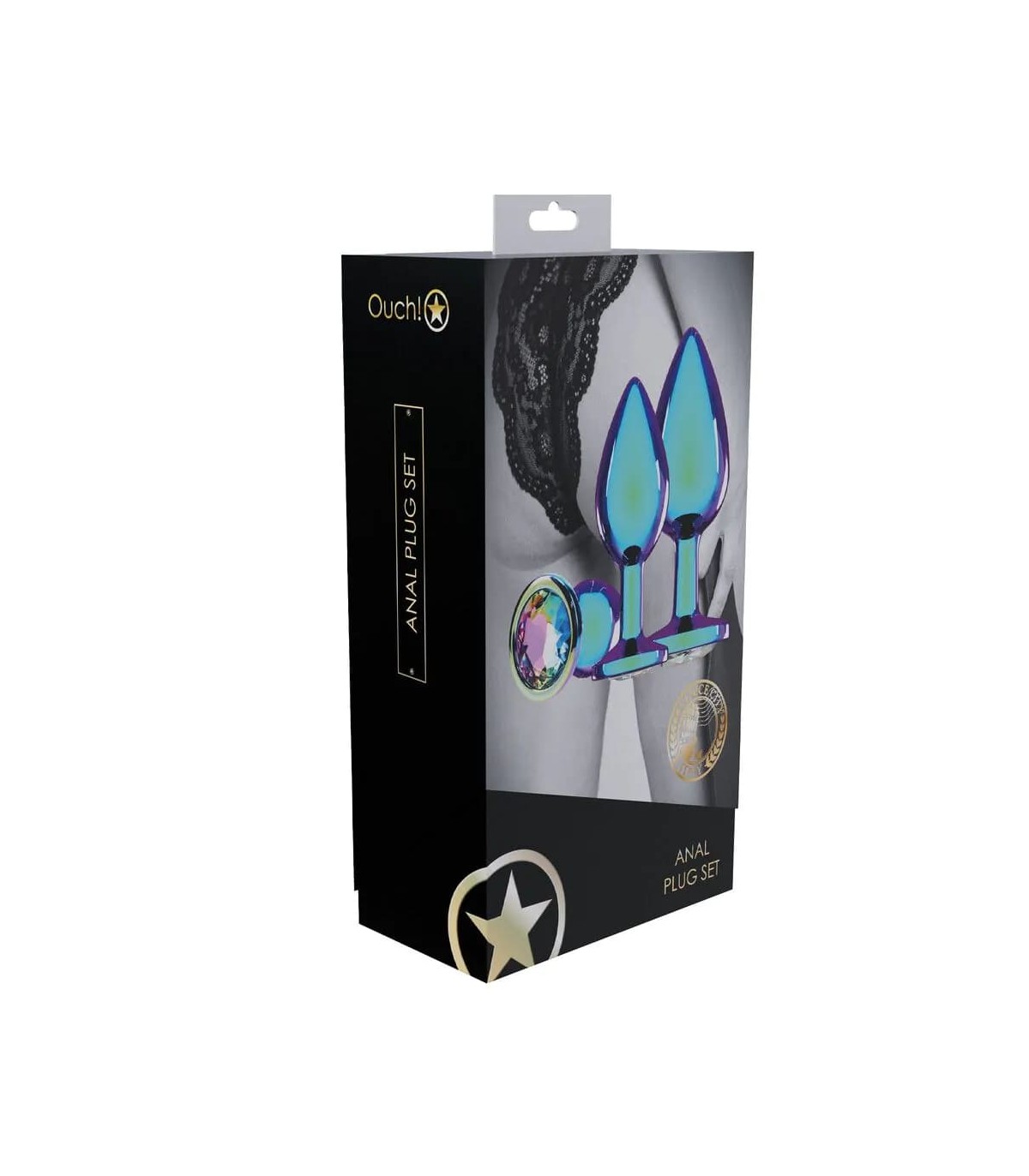 Coffret Plug Anal Bijou Raimbow Venise