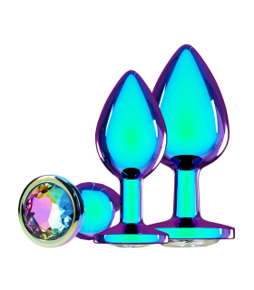 Coffret Plug Anal Bijou Raimbow Venise