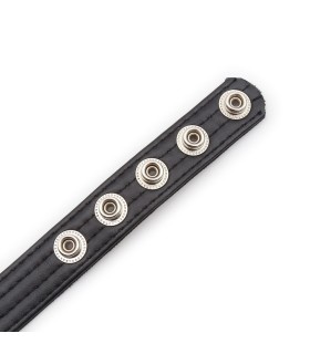 Cockring réglable en diamètre avec boutons pressions