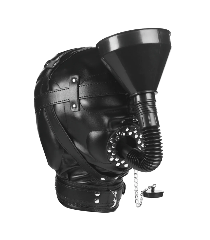 Cagoule de Soumission Avec Entonnoir Degraded