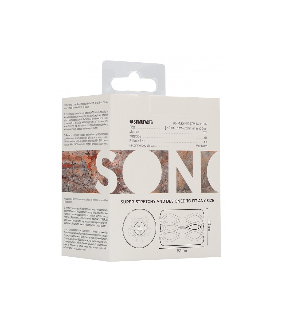 Anneau de Masturbation Réversible Sono N°93