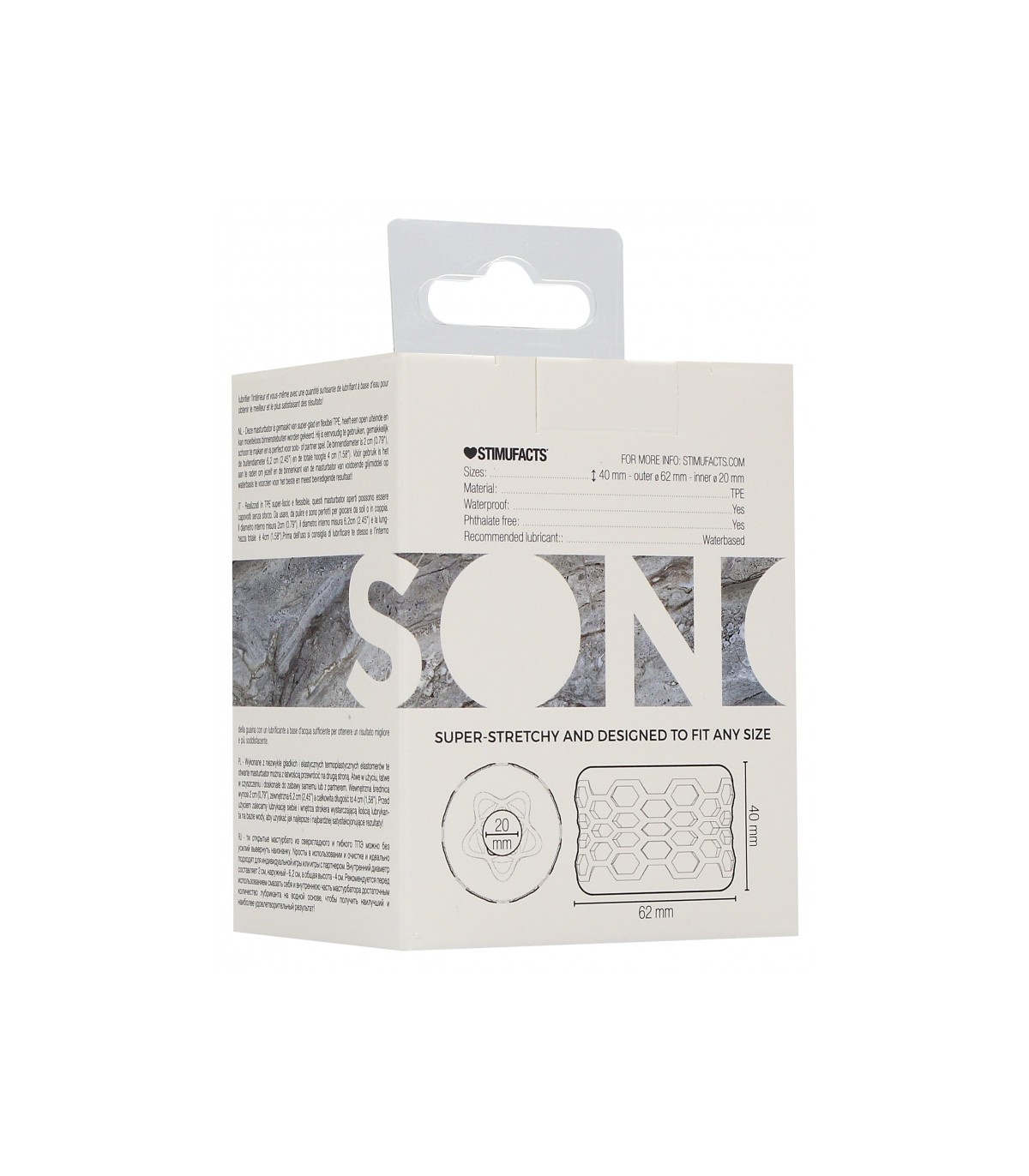 Anneau de Masturbation Réversible Sono N°94