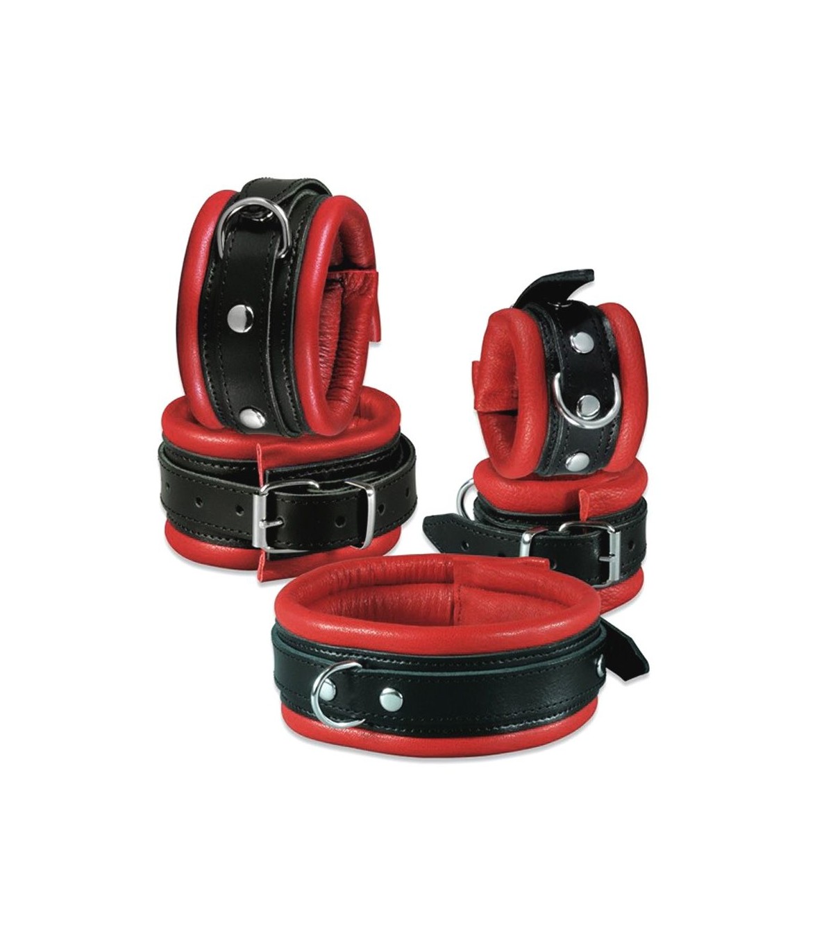 Collier gay Cuir Rouge