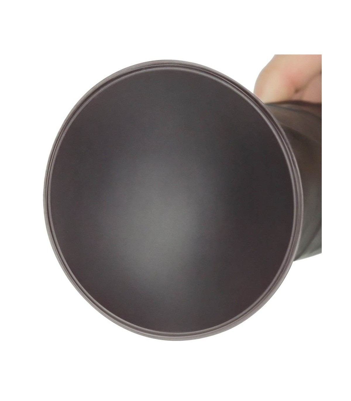 Gode Réaliste Vibrant Rotatif Marron 21x5cm