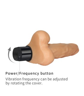 Gode Réaliste Vibrant Lovetoy 13x4cm