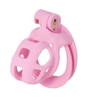 Cage à pénis courte Penis Prison Rose