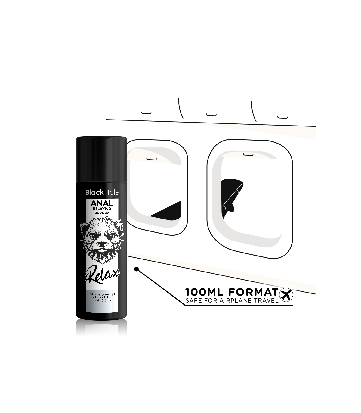 Relaxant Anal Silicone Jojoba