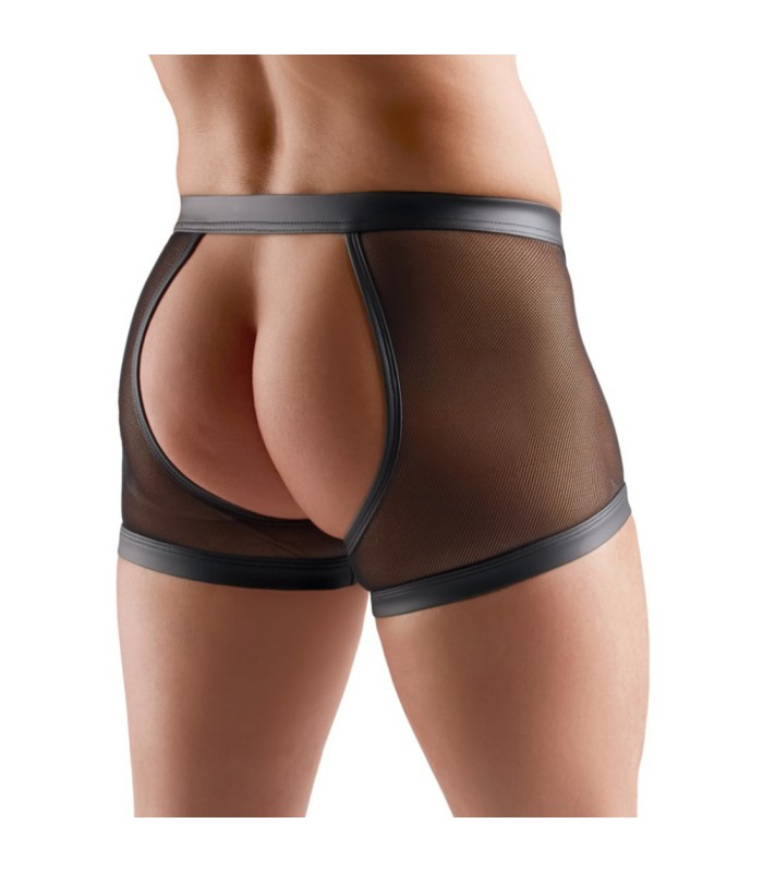 Boxer Résille Ouvert avec Cockring Svenjoyment