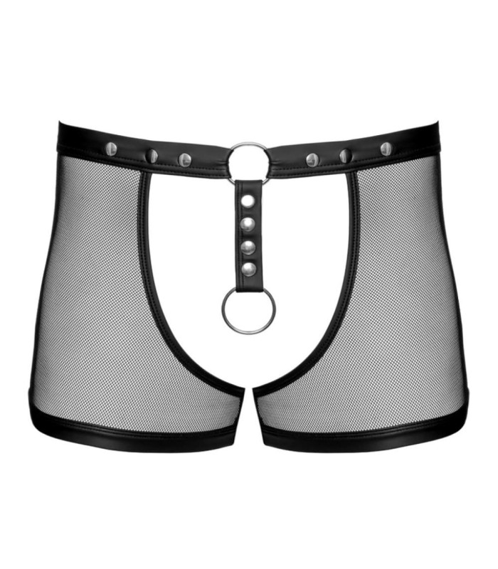 Boxer Résille Ouvert avec Cockring Svenjoyment
