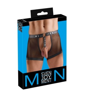 Boxer Résille Ouvert avec Cockring Svenjoyment