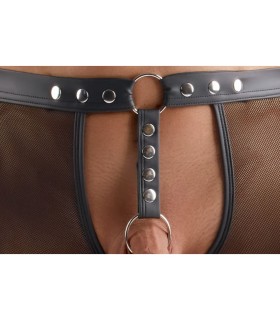 Boxer Résille Ouvert avec Cockring SvenjoymentBoxer Résille Ouvert avec Cockring Svenjoyment